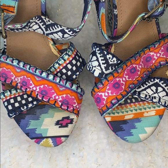 Steven Madden Colorful Wedges - Picture 6 of 7